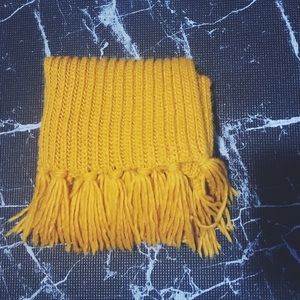 Forever 21 mustard yellow scarf
